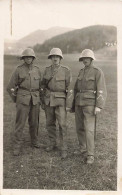 Carte-Photo Armée Suisse Militaria - Schweizer Armee - Militär Sous-officiers Unteroffiziere - Otros & Sin Clasificación