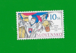 SLOVAKIA REPUBLIC 2002 Gestempelt°Used/Bedarf  MiNr. 432  #  "Eishockey - WM In Schweden # Goldmedaille" - Usati