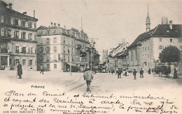 Fribourg Le Convict Place Python Animée 1900 - Fribourg