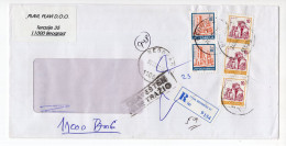 2003. YUGOSLAVIA,SERBIA,BELGRADE,RECORDED COVER,LABEL-STAMP: INFORMED,NON RECLAME,NOT CLAMED - Lettres & Documents