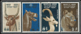 FAUNA - EGYPT 1976 POST DAY Set MNH ANCIENT WILDLIFE SCOTT 999-1002 Animal Life - High Catalog Value - Neufs