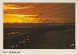 COTE D'AMOUR (44) - Coucher De Solail Sur Les Carrelets - Yvon 10-44-0060 - 1992 - Poitou-Charentes