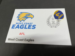 (1 S 3) AFL Football - West Coast Eagles (WA) Perth (1 Cover) - Brieven En Documenten