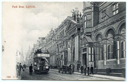 LEEDS : PARK ROW (TRAM 39 / TRAMCAR) / NATIONAL PROVINCIAL BANK OF ENGLAND - Leeds