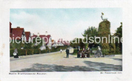 NORTH STAFFORDSHIRE RAILWAY BY TRENTHAM INN OLD COLOUR POSTCARD - Andere & Zonder Classificatie
