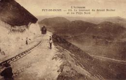 63 L'auvergne Puy De Dome Le Tournant Du Grand Rocher  Train Vapeur  - Autres & Non Classés