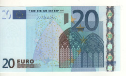 20 EURO  "U"   Francia  DRAGHI   L 085 H1   U36941708588  /  FDS - UNC - 20 Euro