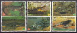 Cuba 2020 Crocodiles Mint Never Hinged Complete Set - Ungebraucht