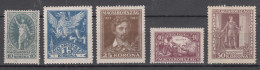 Hungary 1923 Mi#369-373 Mint Hinged - Neufs