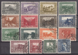 Austria Occupation Of Bosnia 1910 Jubilee Mi#45-60 Used - Used Stamps