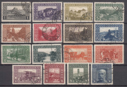 Austria Occupation Of Bosnia 1906 Pictorials Mi#29-44 Used - Used Stamps