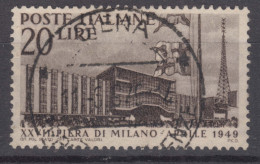 Italy Republic 1949 Sassone#598 Mi#771 Used - 1946-60: Oblitérés