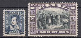 Greece 1924 Mi#297-298 Mint Hinged - Neufs