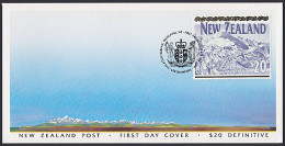 NEW ZEALAND 1994 $20 Mt COOK FDC. - FDC