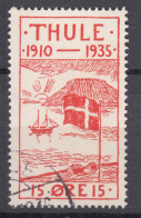 Denmark 1935 Thule Single Stamp, Used - Emissioni Locali