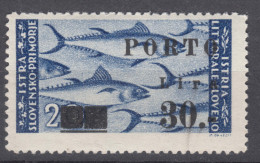 Istria Litorale Yugoslavia Occupation, Porto 1946 Sassone#19 Overprint II, Mint Never Hinged - Occup. Iugoslava: Istria