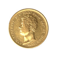 Italie - Royaume De Sardaigne 20 Lire Charles Albert 1839 Turin - Italian Piedmont-Sardinia-Savoie