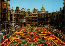 Belgium Brussels Market Place Flower Carpet - Mercati