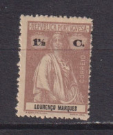 LOURENCO MARQUES - 1914 Ceres 11/2c  Hinged Mint - Lourenco Marques