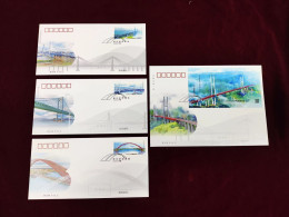 2023-11 CHINA MODERN BRIDGES CONSTRUCTION FDC 4V - 2020-…