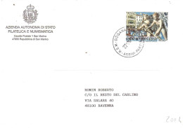 2004 €1,40 REGATA STORICA VENEZIA - Storia Postale