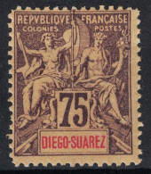 DIEGO-SUAREZ - TYPE GROUPE - FAUX DE FOURNIER - TIMBRE NEUF SANS CHARNIERE - N°49. - Unused Stamps