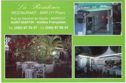 971. Gf. SAINT-MARTIN. Marigot. Restaurant-Bar La Résidence. 3 Vues (2) - Saint Martin