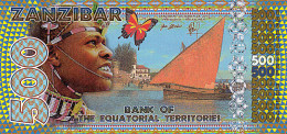 ZANZIBAR Equatorial Territories 500 Francs   2015 UNC POLYMER - Ficción & Especímenes