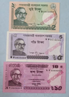 BANGLADESH - SPECIMEN SET - 2018 - UNC - Bangladesh