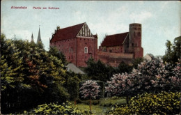 CPA Olsztyn Allenstein Ostpreußen, Partie Am Schloss - Ostpreussen