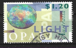 AUSTRALIE. N°1438 Oblitéré De 1995. Opale/Hologramme. - Hologrammen