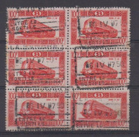 BELGIË - OBP - 1949 - TR 320 (Blok/Bloc 6)(LA SAMBRE - ENTRE LE..../SORTI LE....) - Gest/Obl/Us - Used