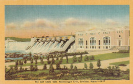 The Gulf Island Dam, Androscoggin River, Lewiston, Maine - Lewiston