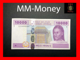 CENTRAL AFRICAN STATES  "T"  Congo  10.000 10000 Francs 2002  *sign. L. Abaga-Nchama  & Aleka-Rybert*   P. 110   XF+ - Estados Centroafricanos