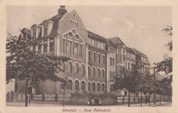 AK Bitterfeld Neue Volksschule S/w Gel. Bitterfeld 24.8.18 Gel. Nach Dessau - Bitterfeld