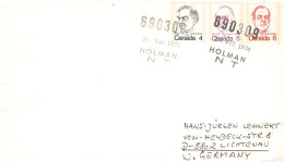 CANADA - MAIL 1974 HOLMAN, NWT > GERMANY / ZG133 - Brieven En Documenten