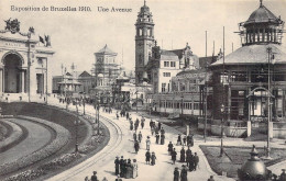 BELGIQUE - EXPOSITION DE BRUXELLES 1910 - Une Avenue - Carte Postale Ancienne - Universal Exhibitions