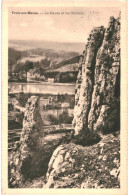 CPA  Carte Postale Belgique  Yvoir Sur Meuse La Meuse Et Les Rochers VM68861 - Yvoir