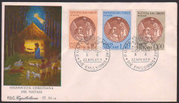 Christi Vatikan 439/1 FDC Heilige Familie 1963 Weihnachten Kirche Glaube - Storia Postale