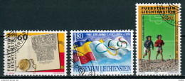 Liechtenstein Mi 1081,1083 Div. Gestempeld - Gebraucht
