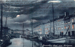 BELGIQUE - BRUXELLES - Quai Aux Briques - Carte Postale Ancienne - Other & Unclassified