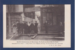 CPA [75] Paris > Inondations De 1910 Non Circulé Société Polytechnique De Sauvetage - Paris Flood, 1910