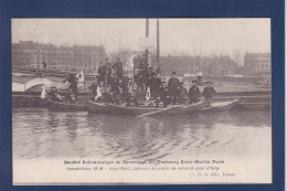 CPA [75] Paris > Inondations De 1910 Non Circulé Société Polytechnique De Sauvetage - Paris Flood, 1910