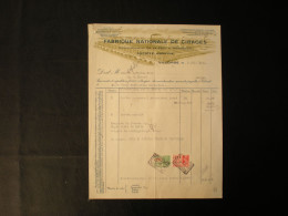 Vilvoorde - Factuur 1936 - Fabrique Nationale De Cirages - Vilvoorde