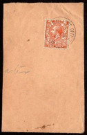 British Army, 1921 Small Part Legal-size National Economy Reusable Envelope With GB 2d Orange Die I, Read On .... - Préphilatélie