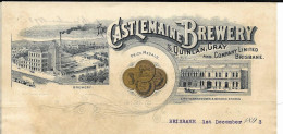 Australie -  Brisbane 1893 - Castlemaine Brewery & Quinlan.Gray And Company Limited Brisbane. - Australia