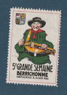 France - Vignette - 5 ème Grande Semaine Berrichonne - Briefmarkenmessen