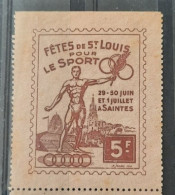 France  - 1946 - SAINTES - Fêtes De St. Louis - Jeux Sportifs - - Deportes