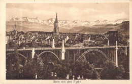 SUISSE - Bern Mit Den Alpen - Carte Postale Ancienne - Berne