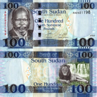 South Sudan / 100 Pounds / 2015 / P-15(a) / AUNC - Südsudan